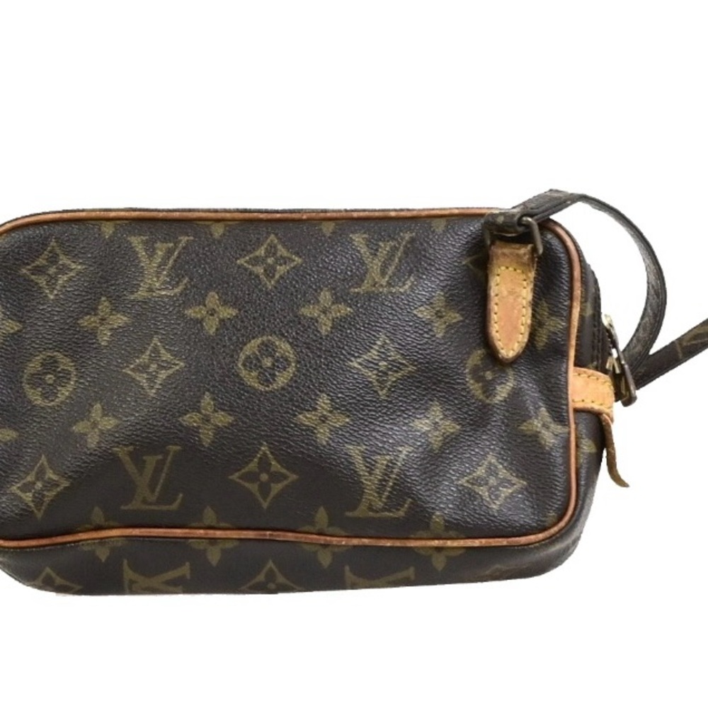 Authentic Louis Vuitton Brown Monogram Marly Crossbody Bag - Picture 2 of 12